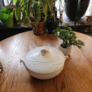 Spode White Covered Dish